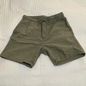 Green Mens Cargo Shorts